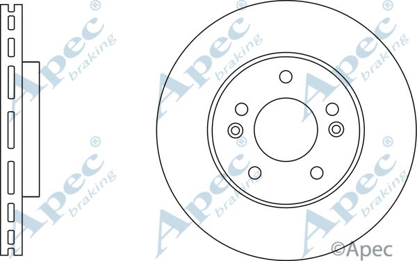 APEC BRAKING Jarrulevy DSK3015